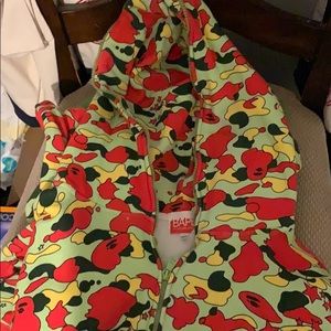 Bape camo hoodie